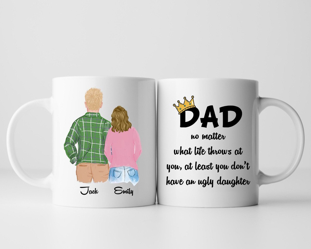 Personalized Dad Mug No Matter What Life Throws At You Mug Gift For Father