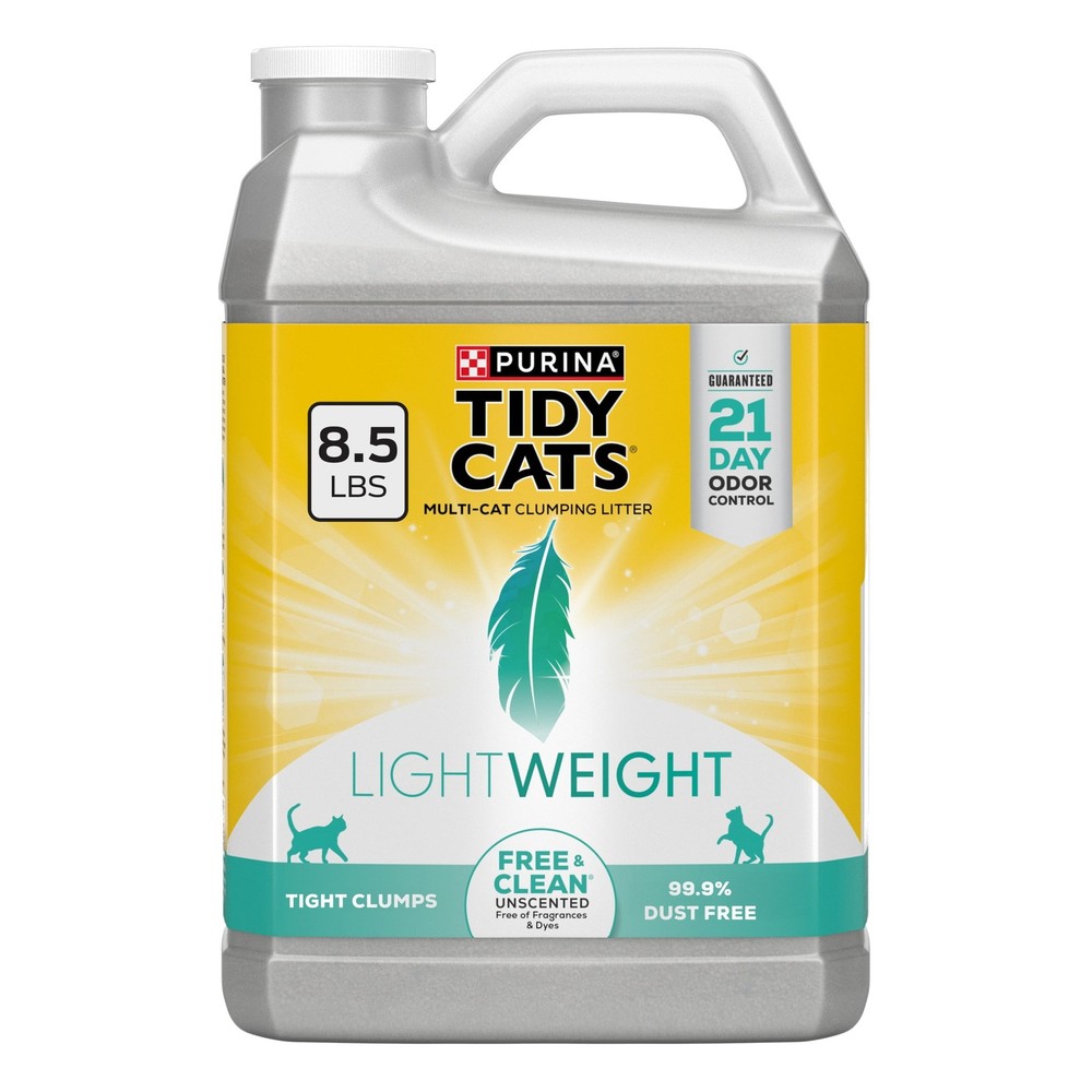 Lightweight Free & Clean Unscented Clumping Cat Litter