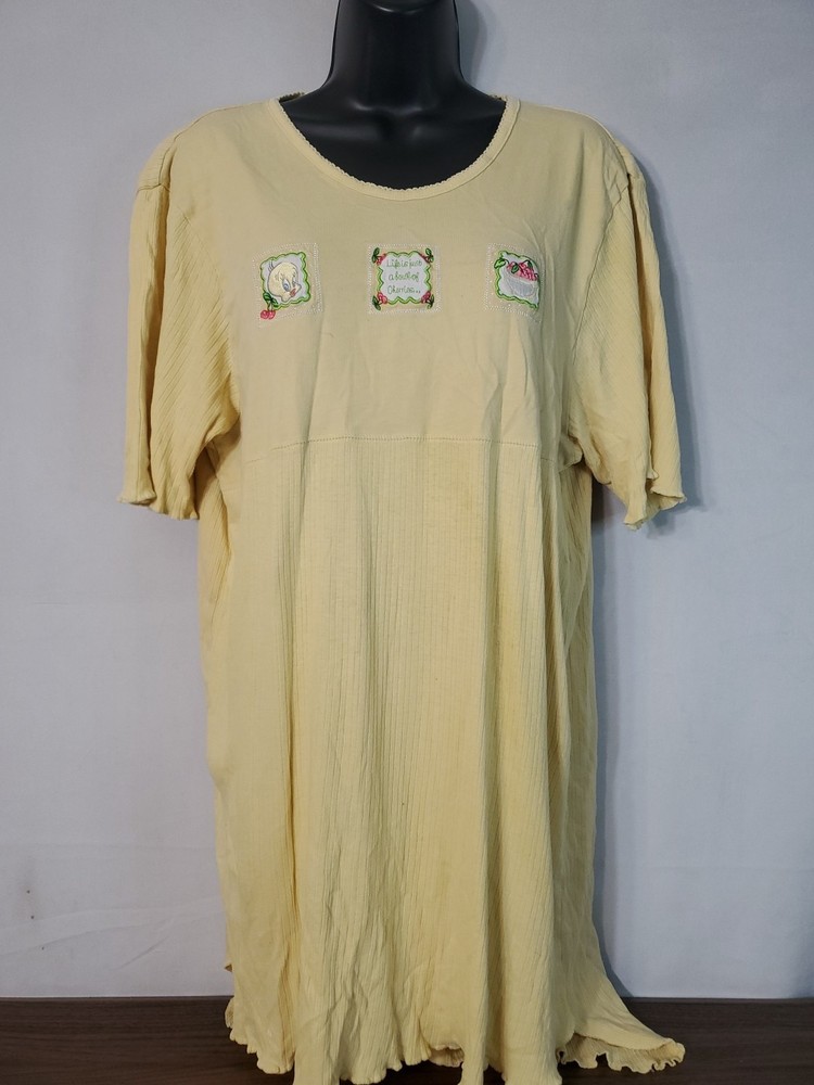 Vintage 1998 Tweety Bird Sleepshirt Women's Medium Warner Bros