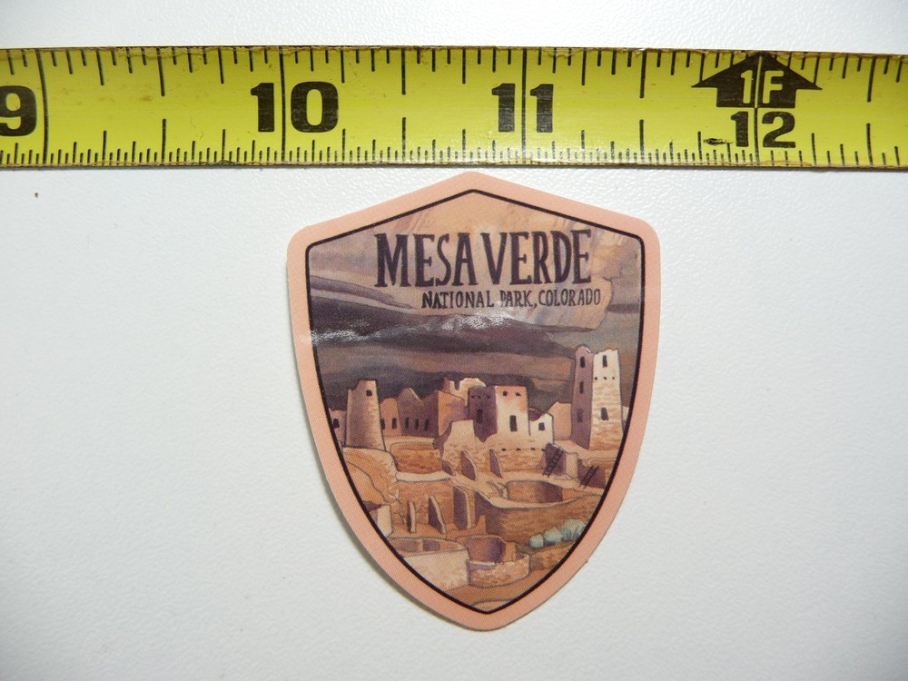Mesa Verde National Park glossy NPS decal sticker for travel souvenirs