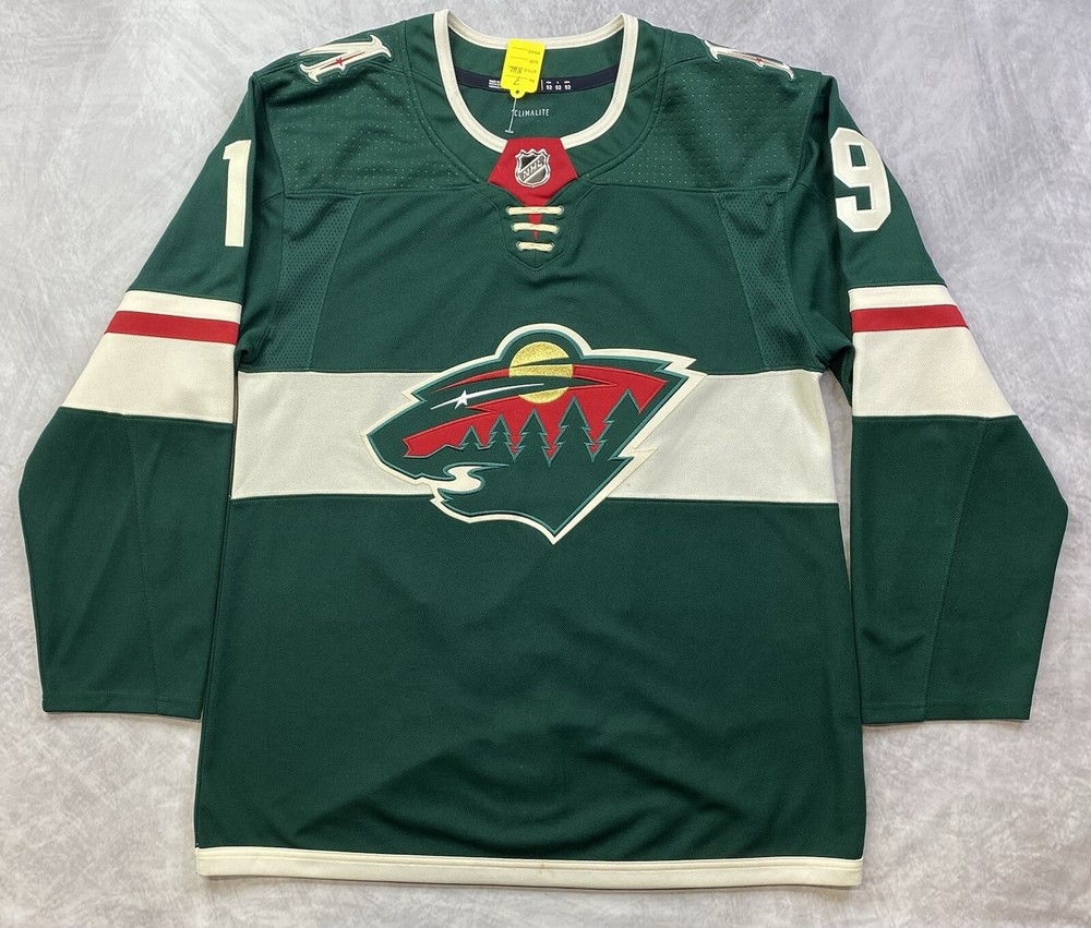 Adidas Minnesota Wild Green Kunin Hockey Jersey Size 52