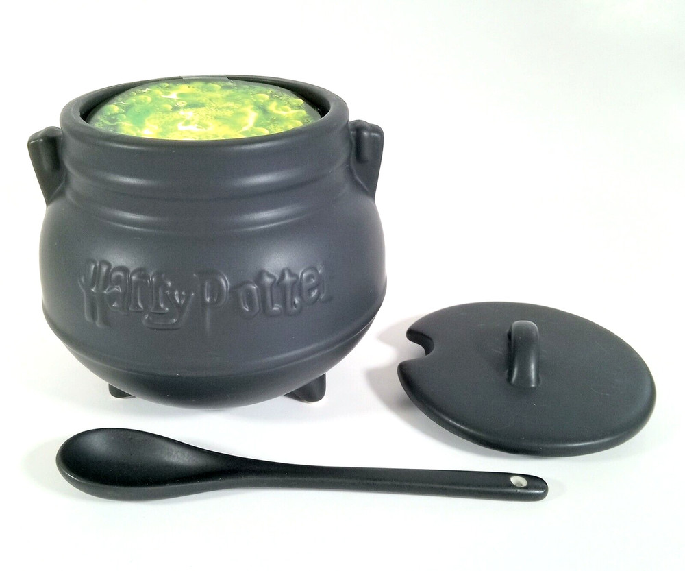 Harry Potter Ceramic Cauldron Mug with Spoon for Coffee or Tea