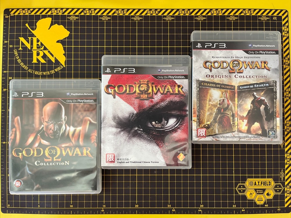 Lot 3 God of War: Origins Collection 1 2 3 PlayStation 3 PS3 Asia English CIB