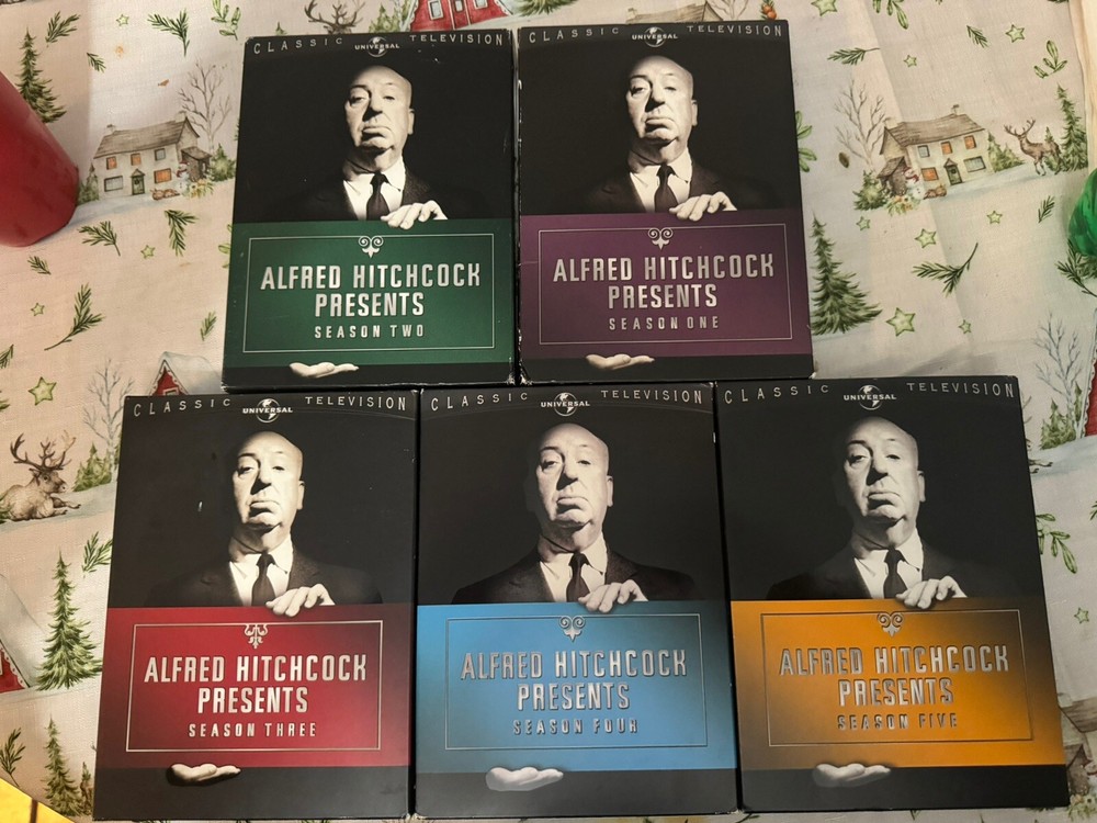 Alfred Hitchcock Presents DVD Lot of 5 Complete TV Seasons 1-5  Tested Working