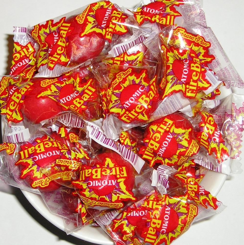 ATOMIC Fireball Candy Jawbreakers Hot 1Lb