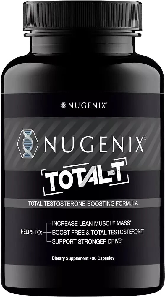 Nugenix Total-T Testosterone Booster Supplement for Men, 90 Capsules
