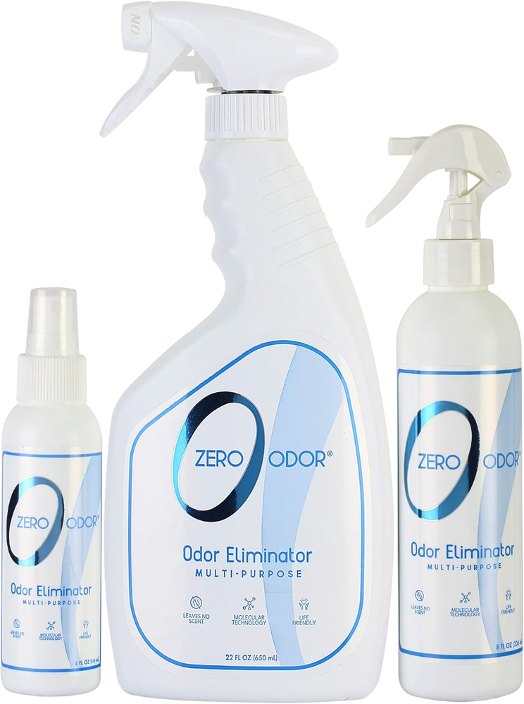 Zero Odor - Multi-Purpose Strong Odor Eliminator for Home, Office, Car, Bathroom