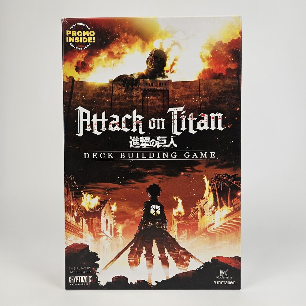 Attack on Titan Deck-Building Card Game Cryptozoic Entertainment 2016 Complete