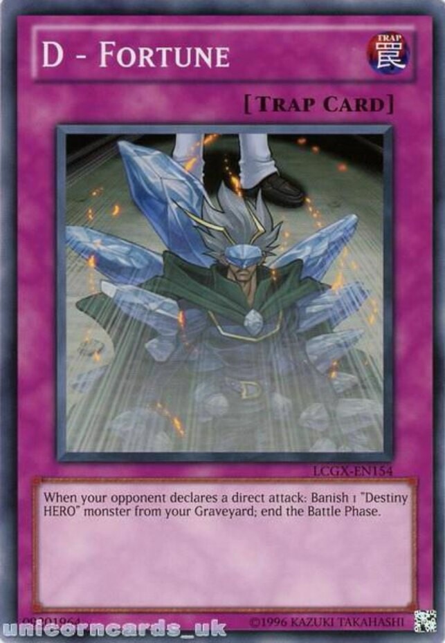 D Fortune LCGX-EN154 Common Unlimited Lightly Played Condition