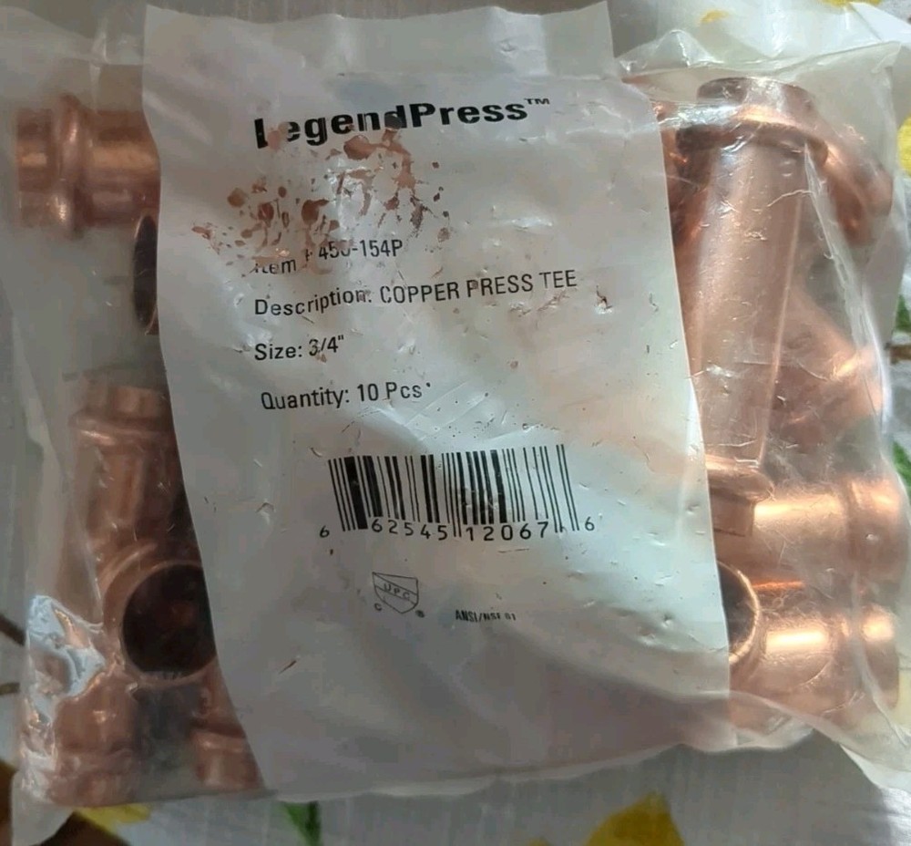 Legendpress Copper Press Tee 3/4