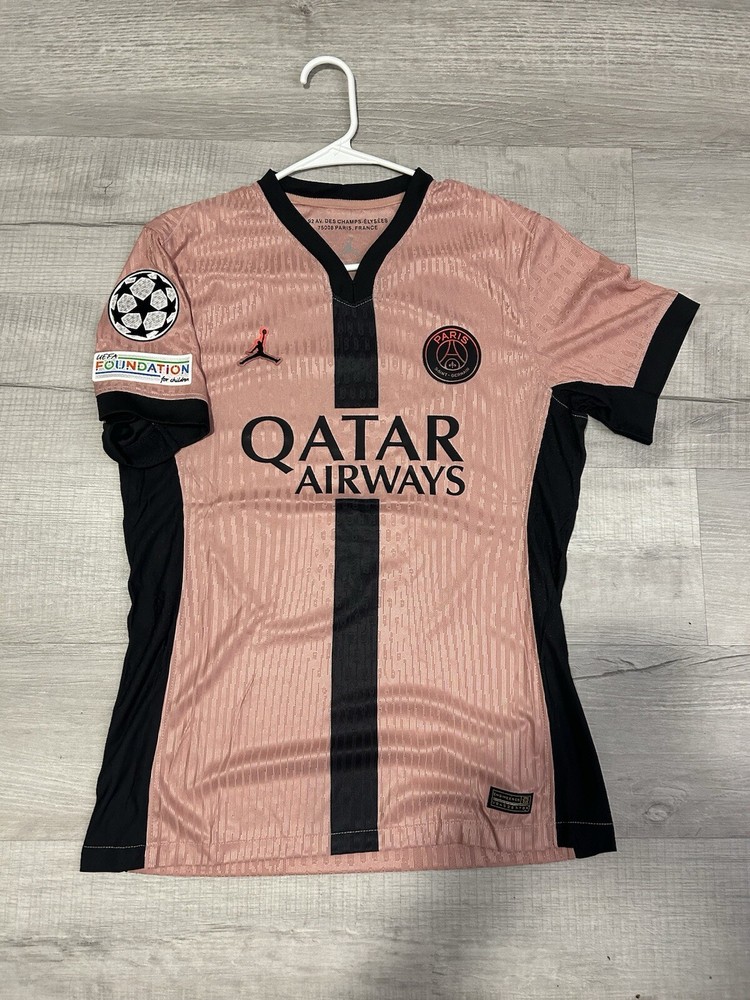 2024/25 Paris Saint Germain Third Jersey Barcola Player Version Size S