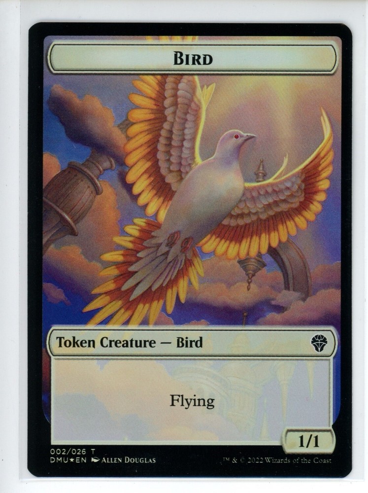 BIRD (002) // ORNITHOPTER DOUBLE-SIDE Dominaria United FOIL #2//22 DMU(NM+)(MTG)