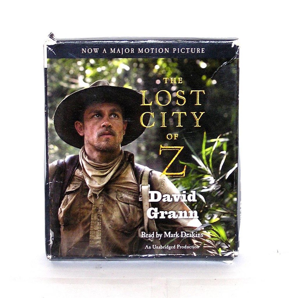 BOOK/AUDIOBOOK CD David Grann Exploration Amazon Jungle THE LOST CITY OF Z