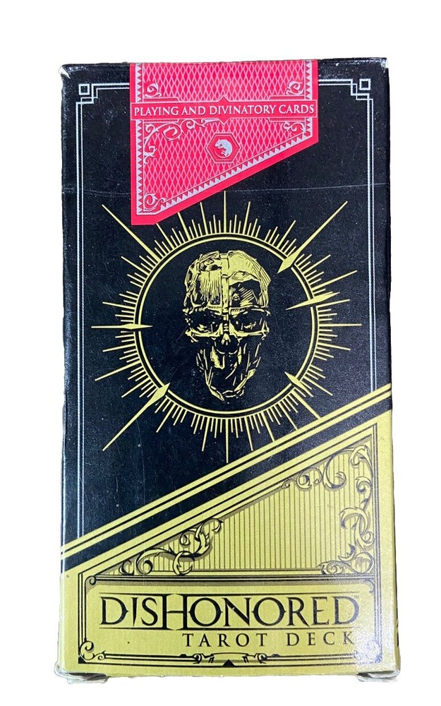 New Opened Box Dishonored Tarot Card Deck Limited Preorder
