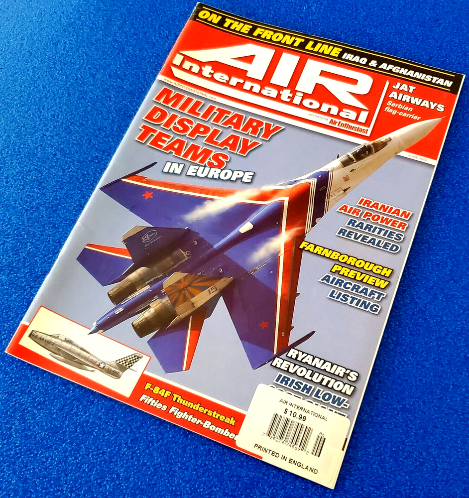 AIR INTERNATIONAL: MILITARY DISPLAY TEAMS IN EUROPE JUNE 2008 MAGAZINE FREE SHIP