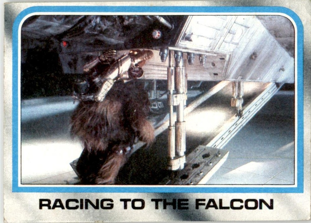 1980 Topps Star Wars The Empire Strikes Back #185 Racing to the Falcon VG-EX
