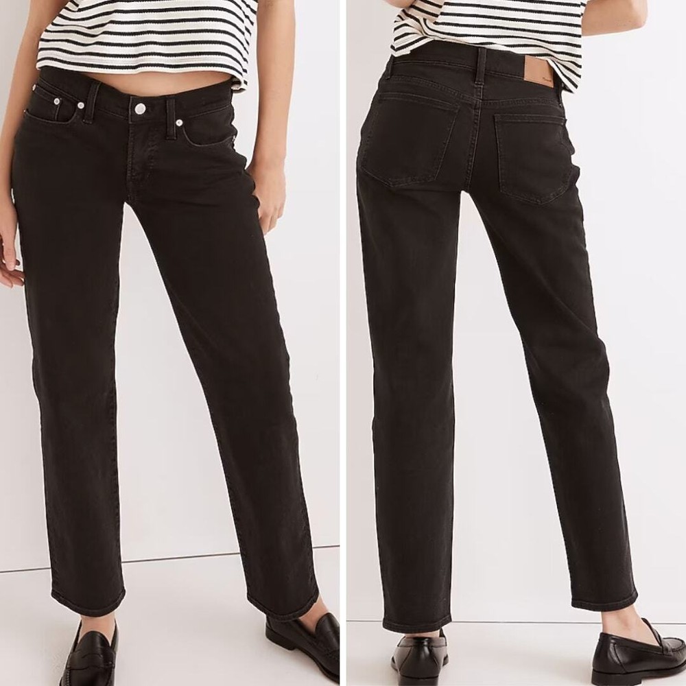 Madewell Low-Rise Vintage Straight Jeans in Lunar Wash Size 29