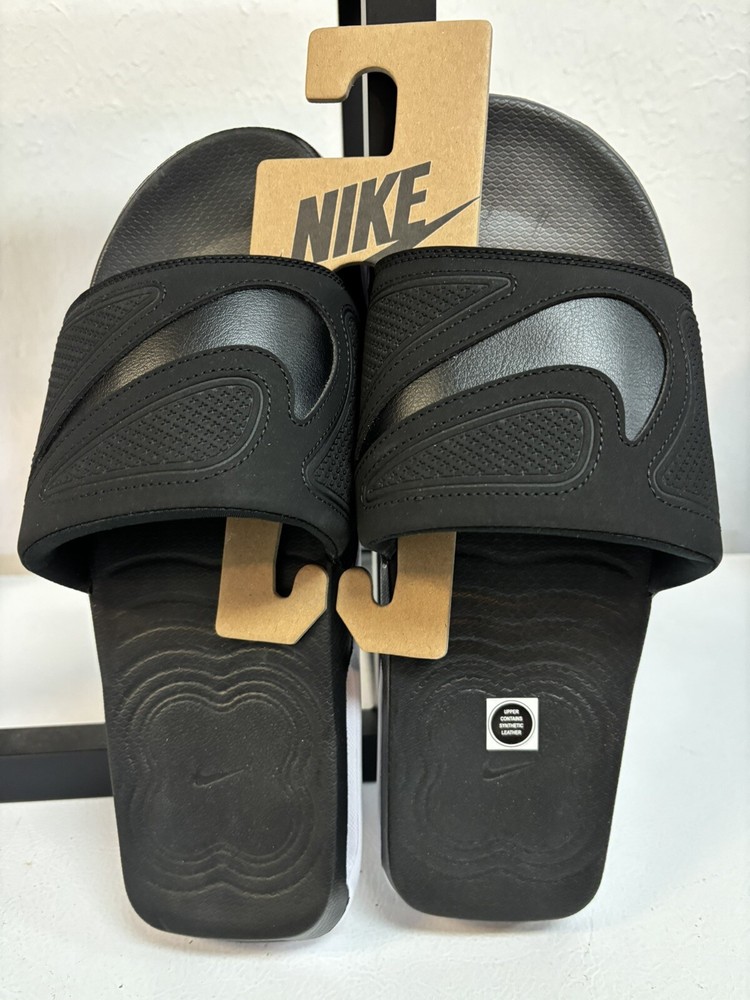 Nike Men's Air Max Cirro Slides Black White Size 10 DC1460-004