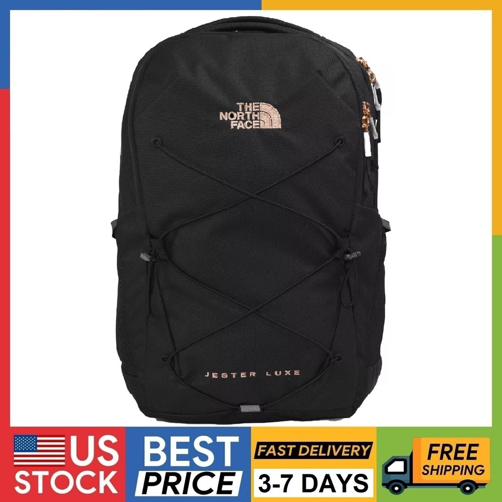 The North Face Women's Jester Backpack, Color: TNF Black/Brnt Crl Mtllc
