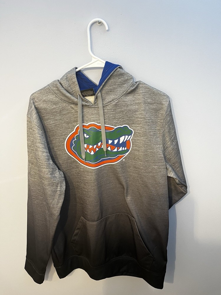 Colosseum Men’s Medium Grey Embroidered Florida Gators Hoodie