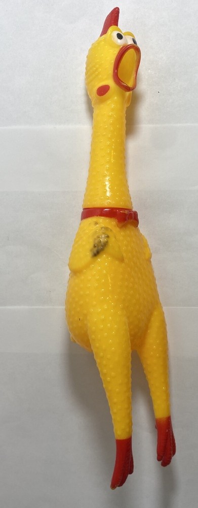Pet Dogs Shrilling Rubber Chicken Chew Sound Squeeze