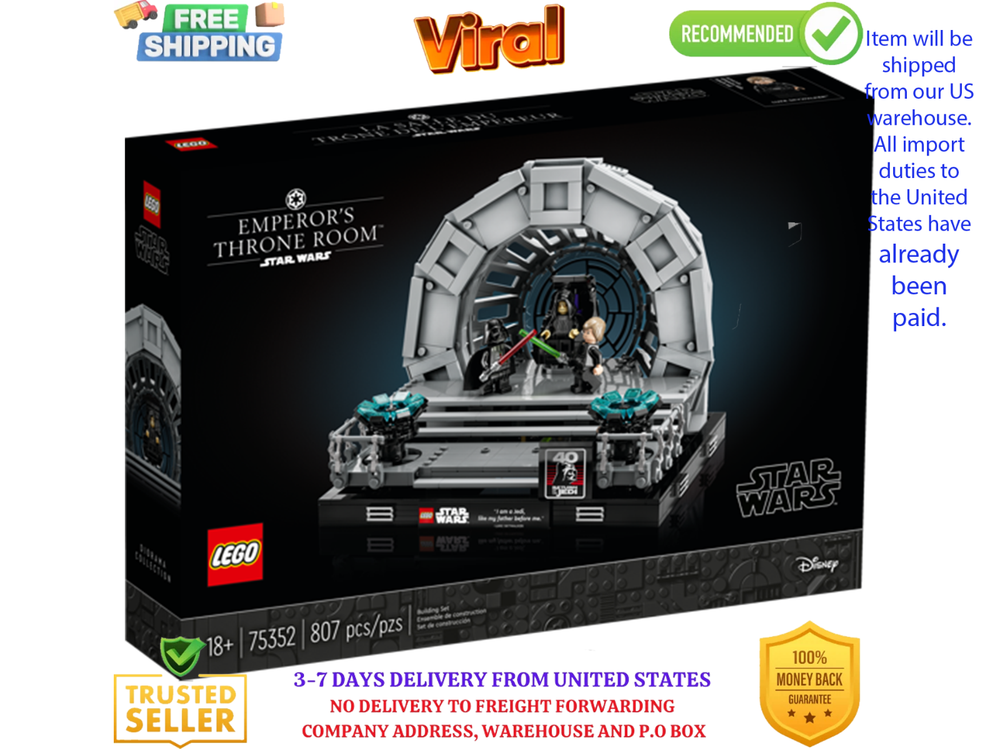 LEGO Star Wars: Emperor's Throne Room Diorama (75352)