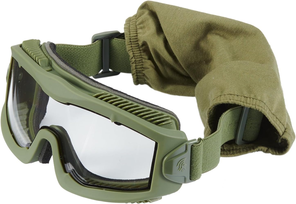 AERO Airsoft Tactical Safety Goggles -3Mm Dual Pane Lens, Anti-Fog Glasses for H