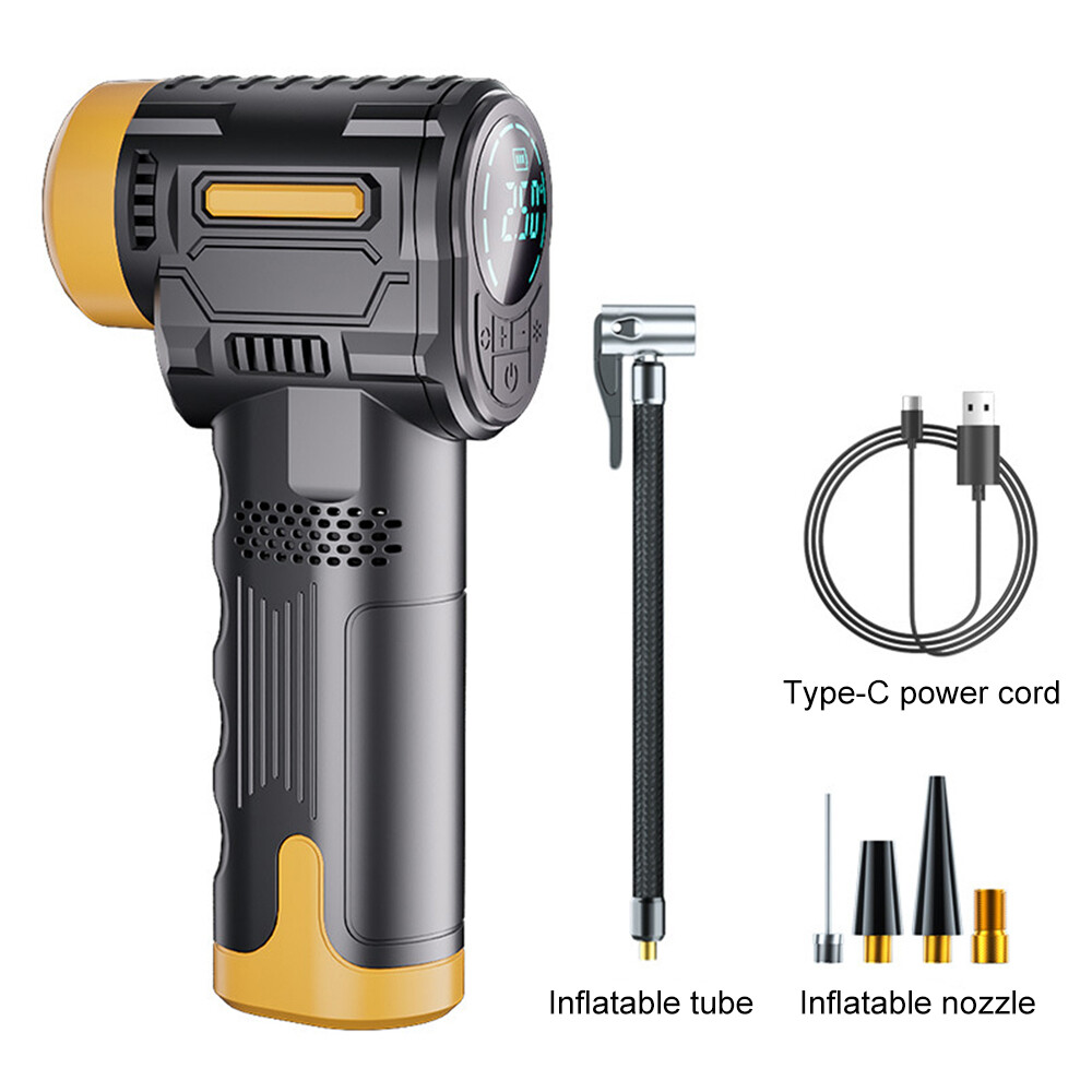 Portable Cordless Tire Inflator Air Compressor for Cars and Inflatables Rechargeable