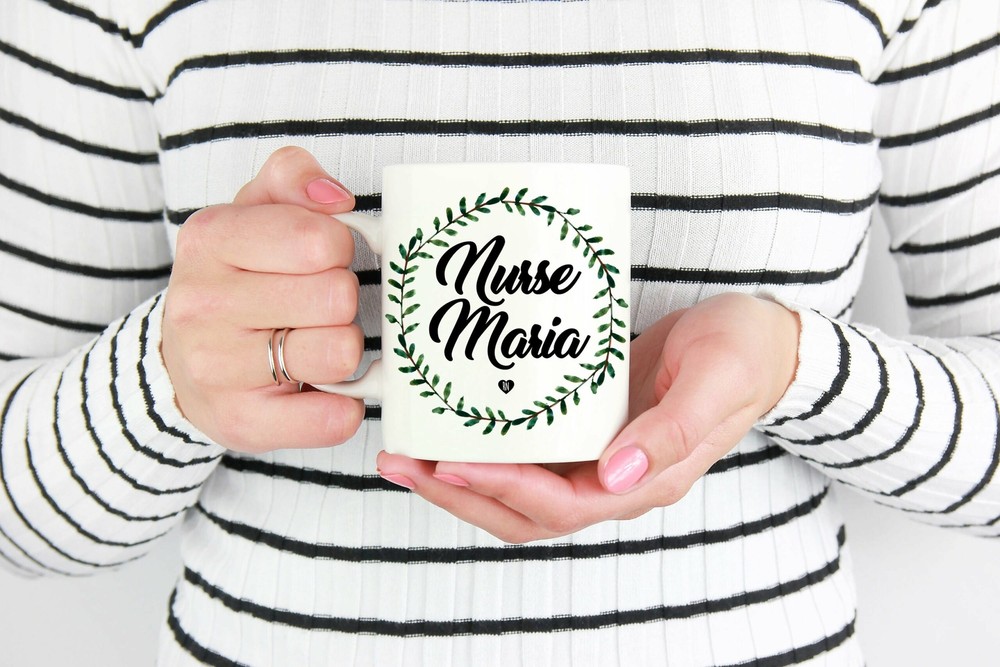 Personalized Nurse Mug Nurse Mugs Nurse Graduation Gift Rn Mugs Custom Name Mug