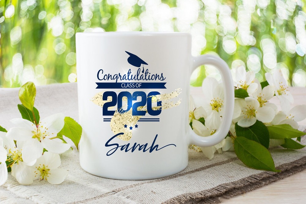 Personalized Graduation Coffee Mug Graduation Gift 2020 Custom Grad Mug Senior