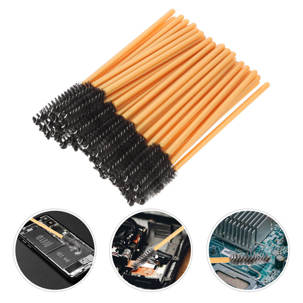 50 Pcs Cleaning Brush Head Phones Headsets Headphone