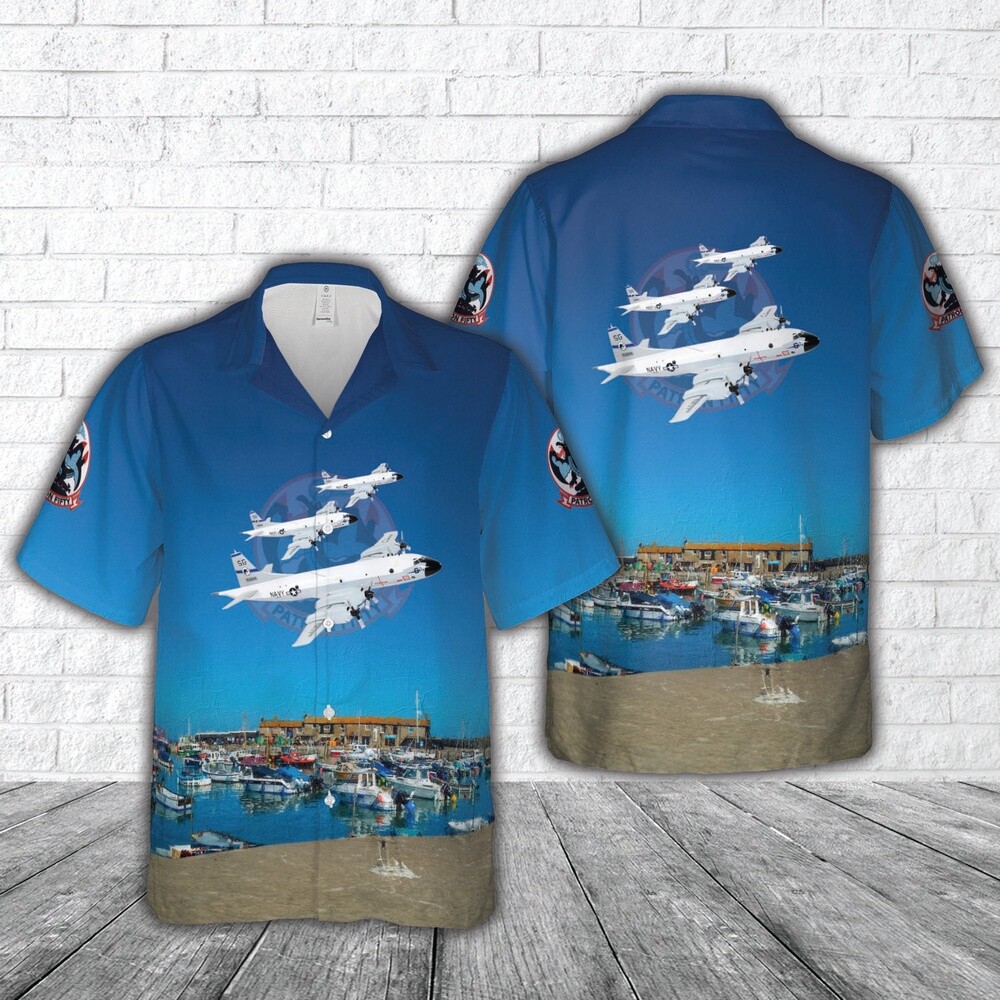 Us Navy Hawaiian Shirt US Navy VP 50 Blue Dragon 1982 P 3C Orion Hawaiian Shirt