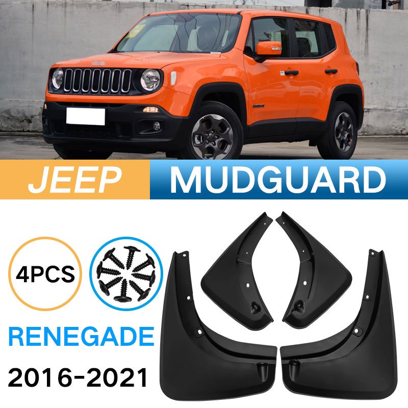 For 2014-21 Jeep Renegade Car Mud Flaps Splash Guard Mud guard Fender PP plastic