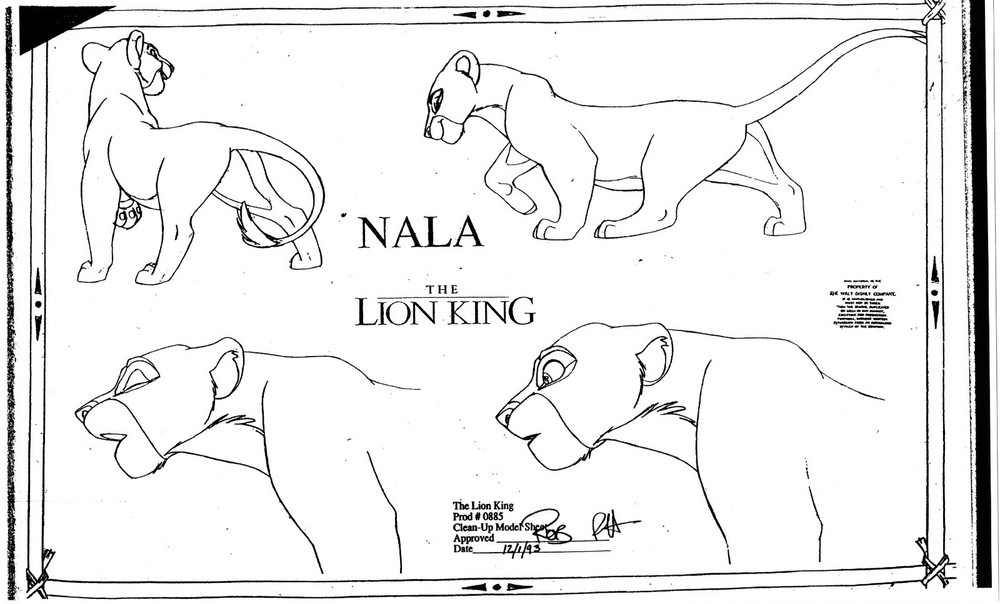 The LION KING Disney Production Model Copy used in 1998 Simba's Pride 435