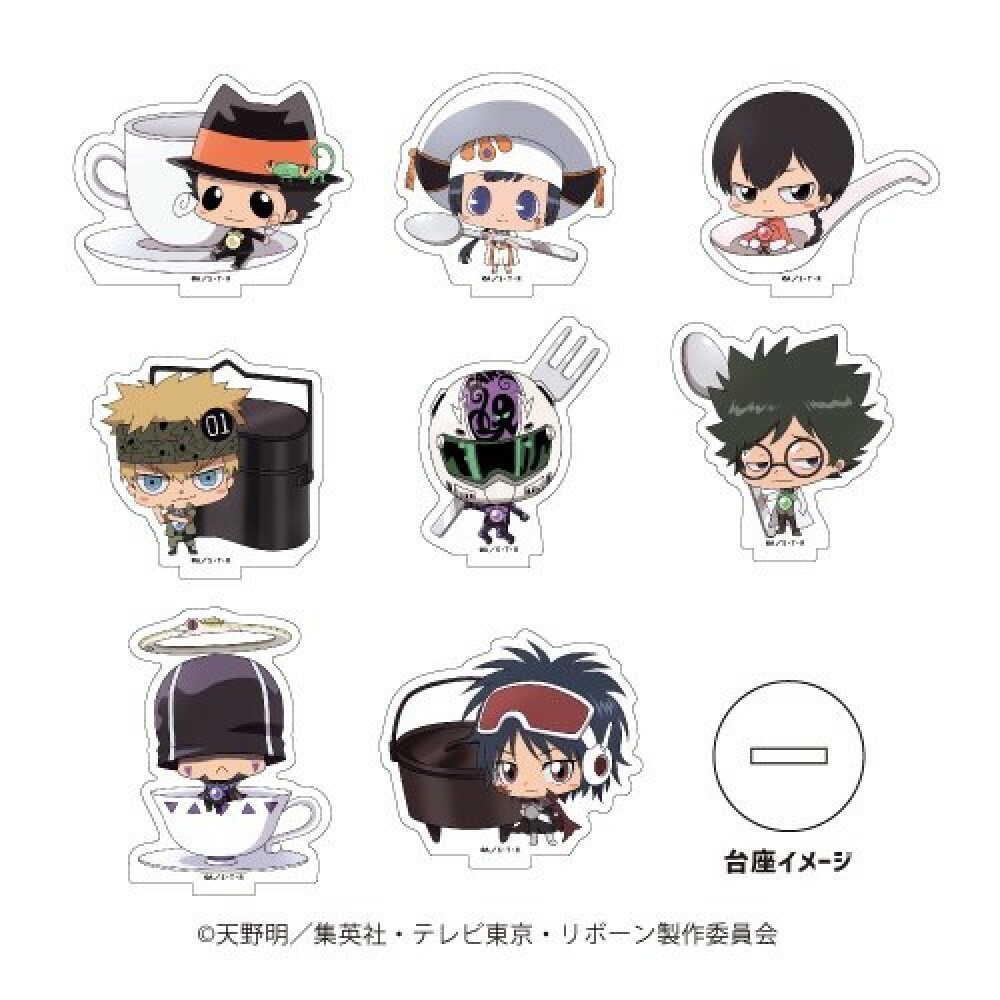 Presale Katekyo Hitman Reborn! Arcobaleno Acrylic Stand Figure Complete 8 Set-image