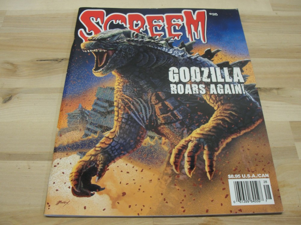 2014 Screem Magazine #28 Godzilla Special Issue Roars Back