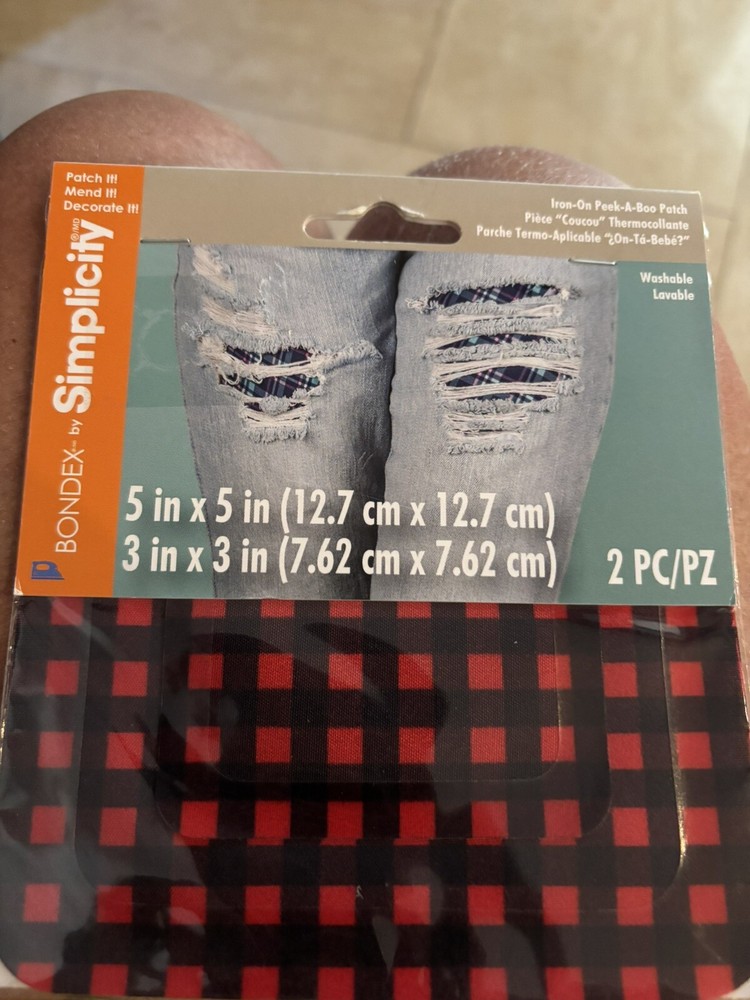 Bondex Simplicity Iron-On Peek-a-Boo Patches - 2 Pack