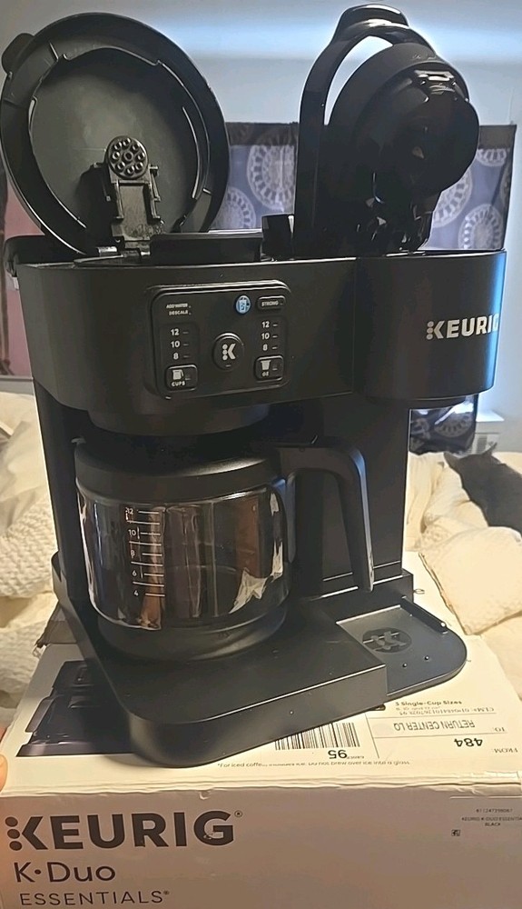 Keurig K-Duo Essentials, Hot & Iced Single-Serve K-Cup Pod Coffee Maker & Carafe
