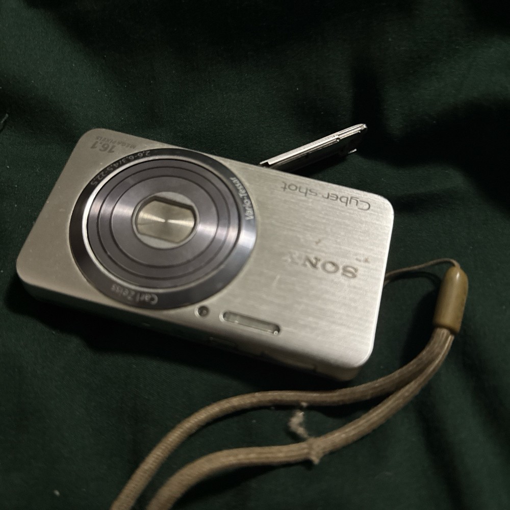 Sony Cybershot DSC-W630 16.1MP Silver Digital Camera Japanese Import Tested