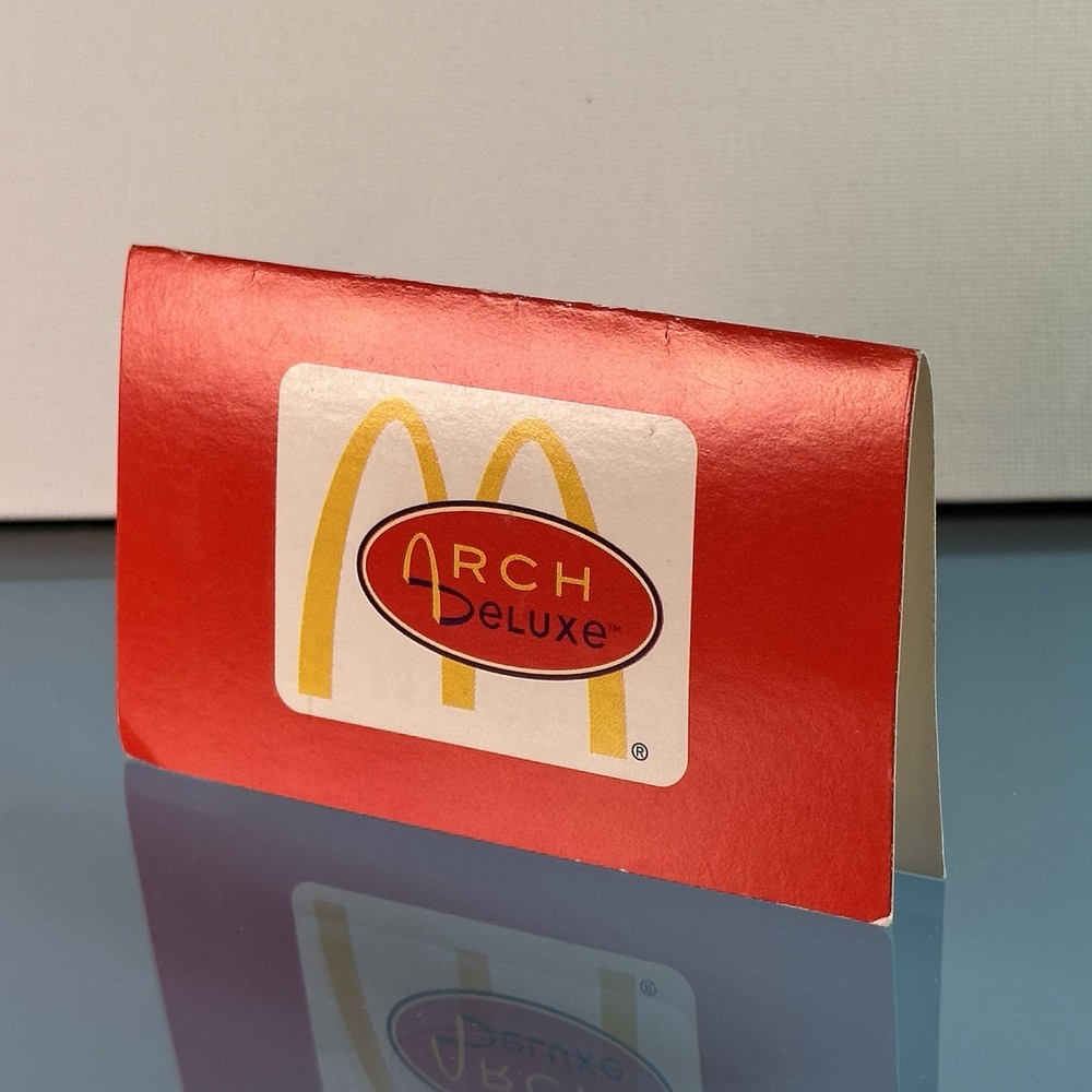 Vintage 1990s McDonald’s Canada Arch Deluxe Voucher George Cohon Promo RARE-image