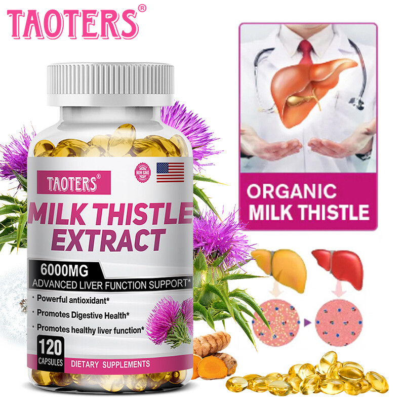 Liver Health Supplement Gut Wellness Boost Energy Maintenance Weight 120 Capsule