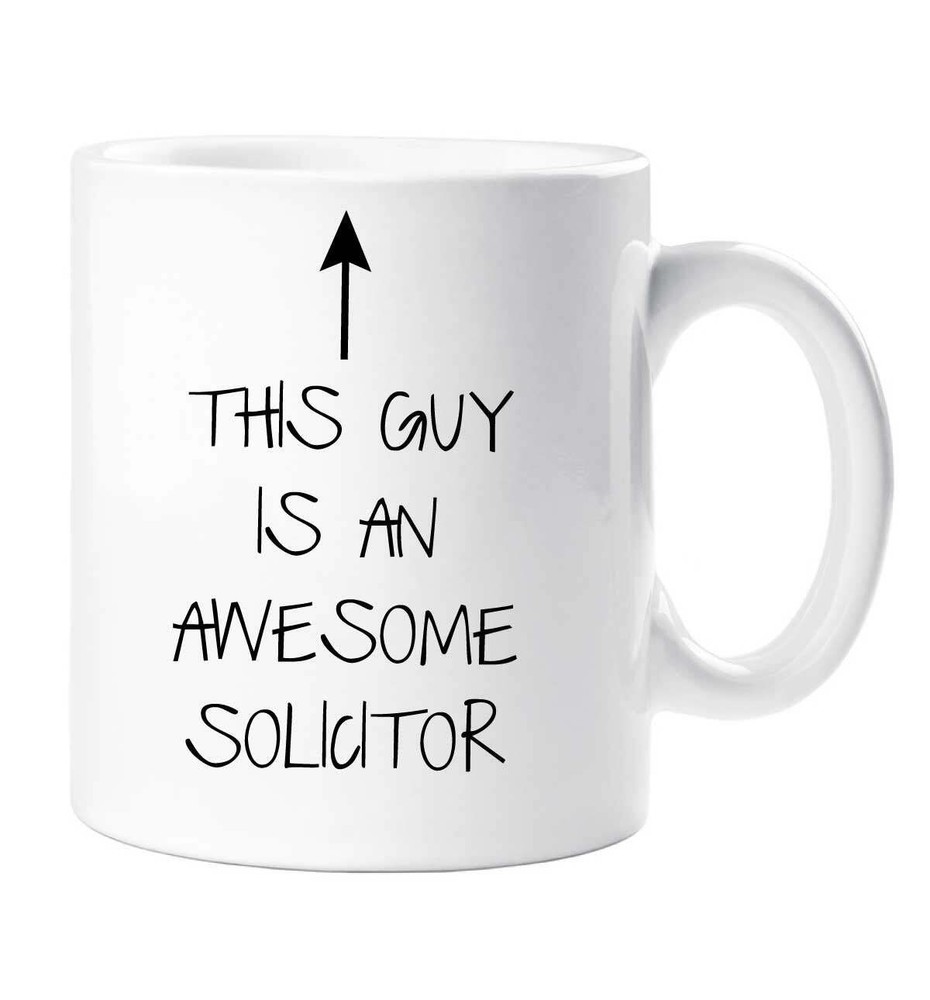 Solicitor Mug This Guy Is An Awesome Solicitor Ceramic Novelty Present Gift