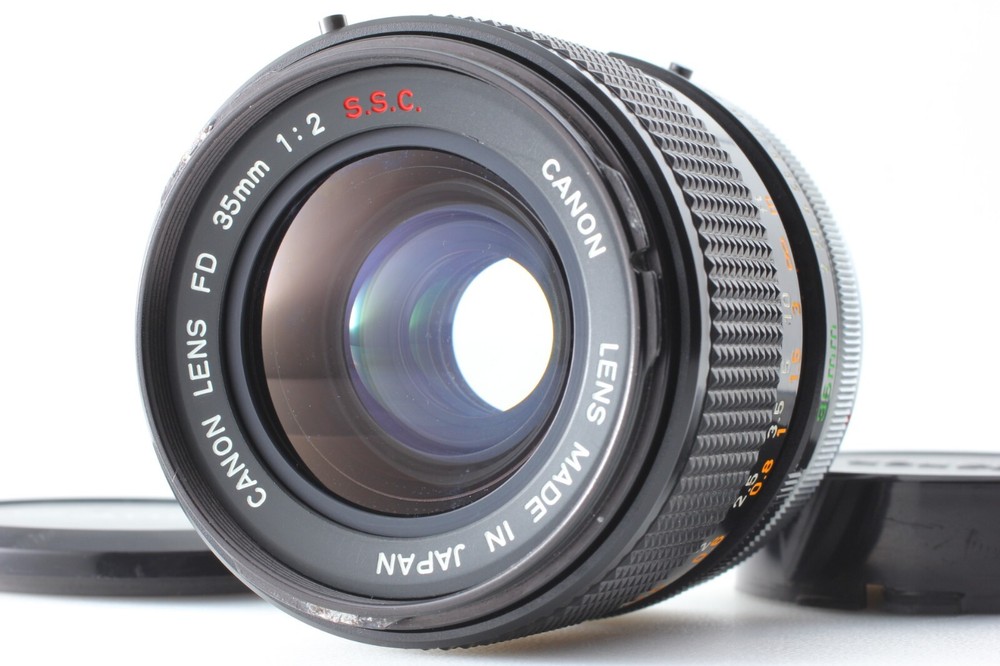 [EXC+5]  Canon FD 35mm f/2 S.S.C. SSC MF Wide Angle Lens for FD Mount from JAPAN
