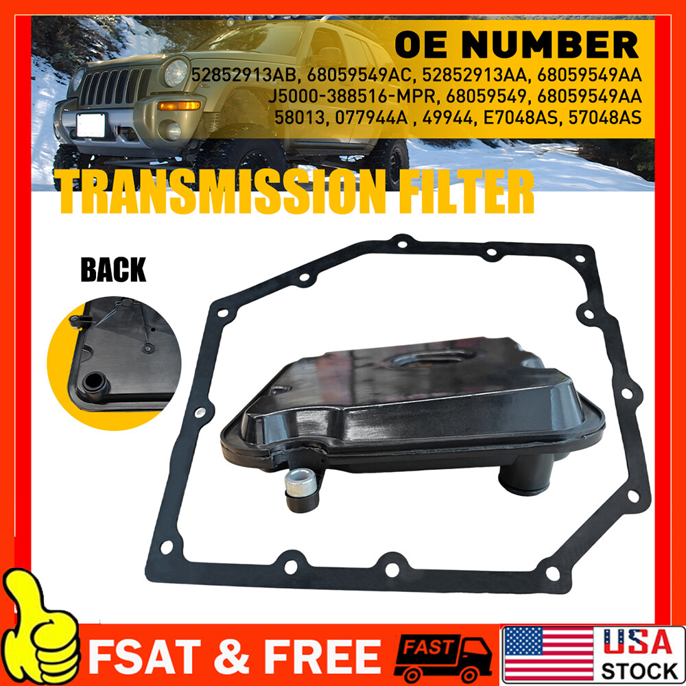 42RLE Transmission Filter w/ Gasket For Dodge Charger 2005-2010 V6 2.7L 3.5L