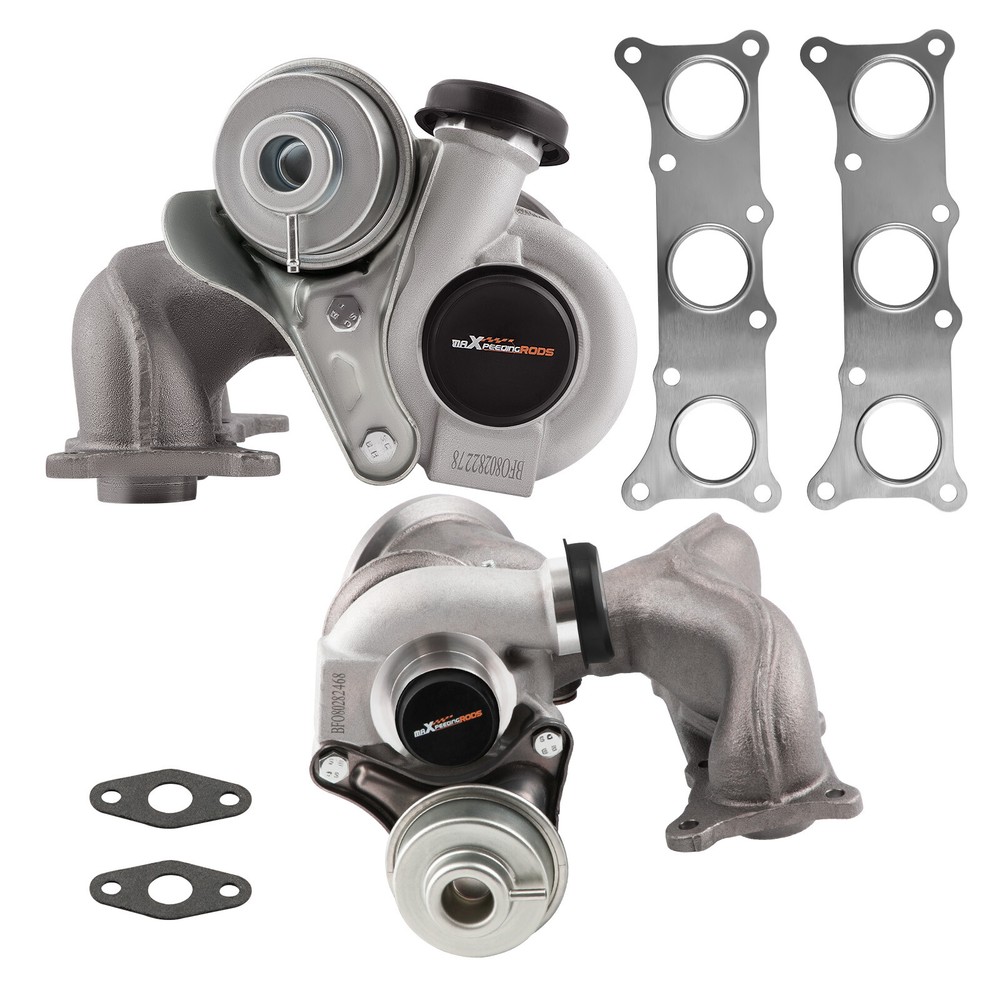 Upgrade Billet Twin Turbo Set TD03 for BMW N54 335i 335xi 335is E90 E92 E93 3.0L