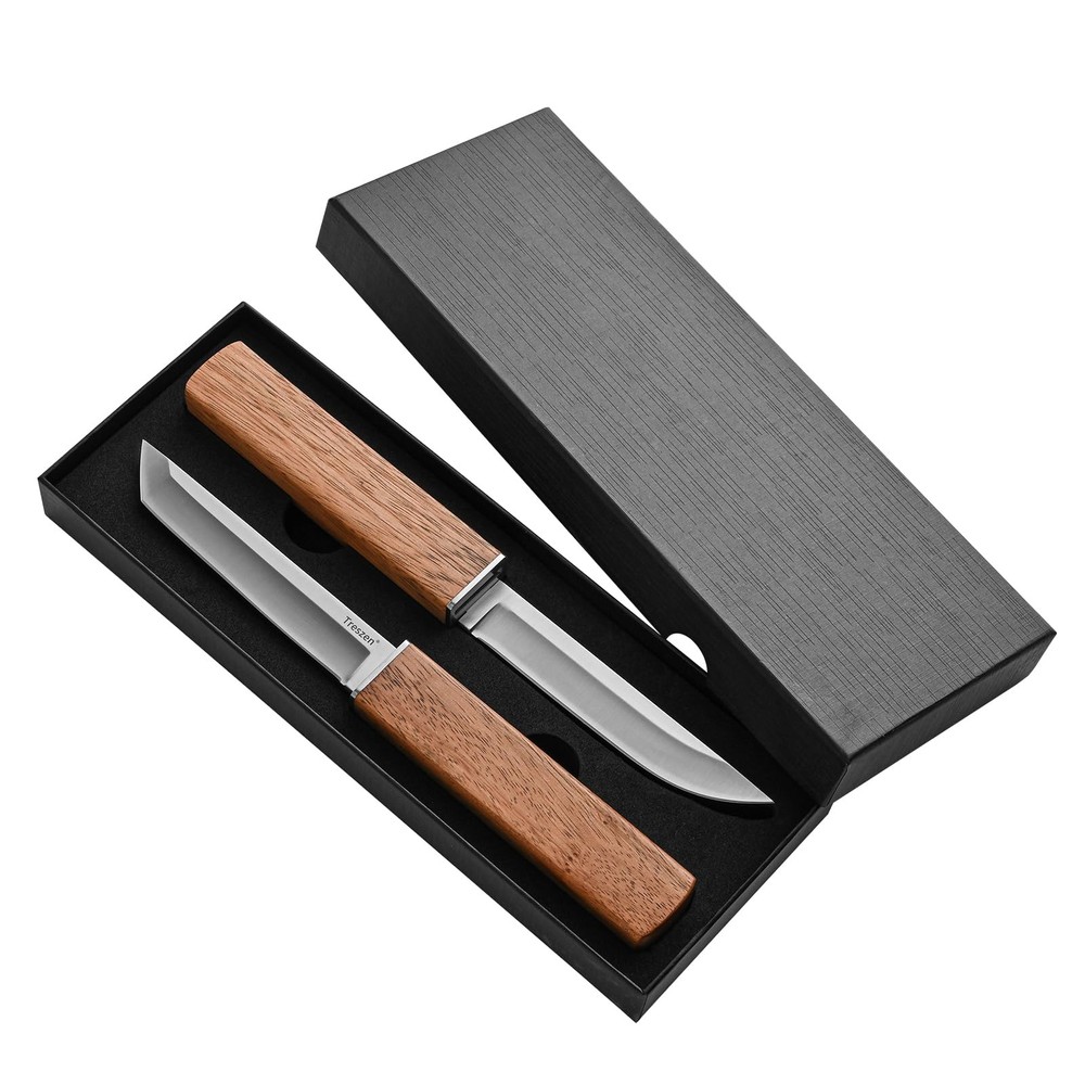 Flexible Double Knife Set for Peeling Slicing and Trimming