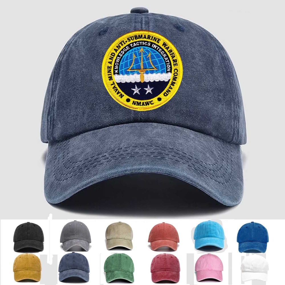 Custom Embroidered Hat Mine and Anti-Submarine Warfare Command, Veteran Cap