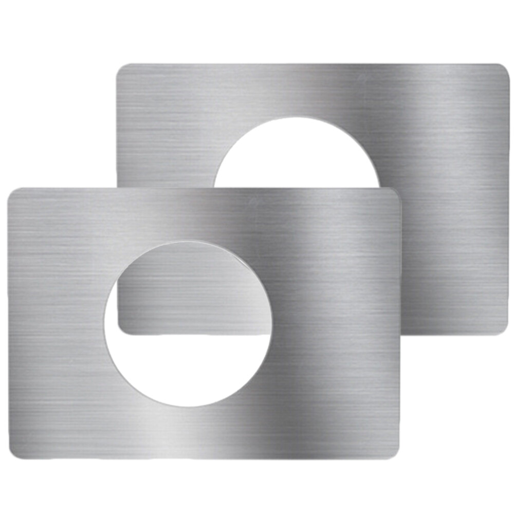 2 Pcs Door Repair Piece Baby Hole Cover Plate Dead Bolt Replacement Part