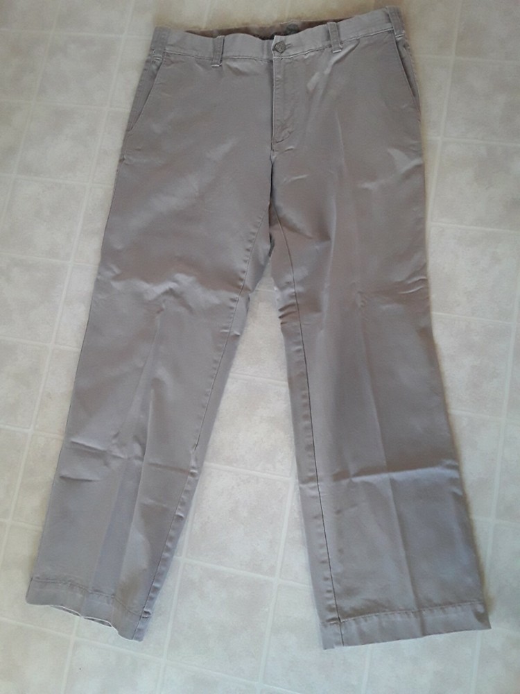 Eddie Bauer Men's Chino Pants Size 36x32 Beige Khaki Classic Fit