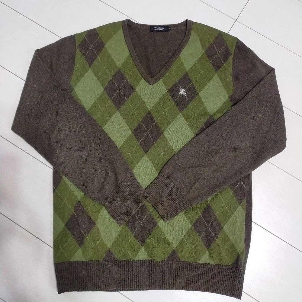 Burberry knit sweater Men's Fashion from Japan